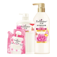 Enchanteur/艾诗 保湿滋润 沐浴露洗发水套装  530g+500g