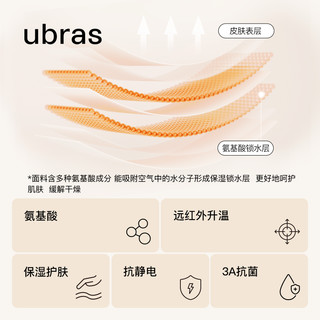 Ubras 氨基酸肌底衣带胸垫保暖内衣套装