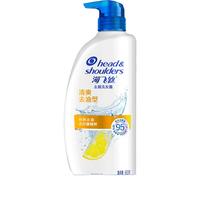 海飞丝 Head & Shoulders 洗发水清爽去屑控油500g