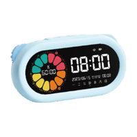 晨光（M&G）文具智能语音计时器学习自律儿童智能闹钟起床定时器时间管理器开学蓝