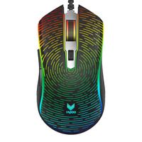 RAPOO 雷柏 V25S 有线鼠标 8000DPI RGB 黑色