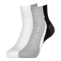 PUMA彪马女士运动袜经典休闲透气袜拼接颜色中高筒袜2双装