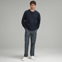 lululemon丨Steady State 男士圆领卫衣 透气 LM3ERXS 海军蓝 XXS