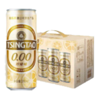 TSINGTAO/青岛啤酒 柠檬味 无酒精饮料  整箱装 310mL