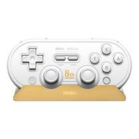 八位堂 8BitDo SN30 Pro 八周年纪念版 纯白配色手柄 金色展示底座 精美礼盒包装 限量888套