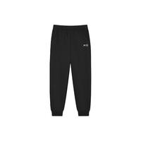 XTEP特步童装儿童针织长裤柔软舒适运动针织长裤百搭简约运动针织长裤 纯正黑 100 cm
