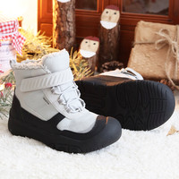 ExtraOne 儿童户外雪地靴保暖加绒棉鞋防滑防水冬靴#8003