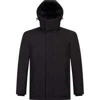 柒牌可拆卸连帽羽绒服男冬季鹅绒保暖防风厚外套1JE70790 卡其 M