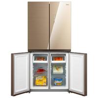 Midea 美的 BCD-456WGM 风冷十字对开门冰箱 456L 凯撒金