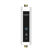 创维（Skyworth）即热式小厨宝 即热式电热水器 家用小型热水宝免储水速热变频恒温D841白色3500W+普通插头