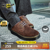 Dr.Martens 马丁（马汀博士 Dr.Martens）Zavala Lo男女秋舒适百搭轻量麂皮棕色薄底女单鞋 深棕色 37