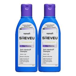 赛逸 去屑控油止痒去油澳洲SHEVEU赛逸洗发水紫200ml*2