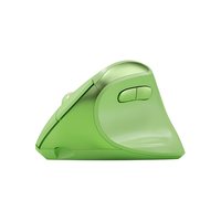 B.O.W航世 MD190mini 中手无线蓝牙双模办公鼠标 人体工程学鼠标 平板笔记本台式电脑通用 清新绿 双模人体工学鼠标 电池清新绿