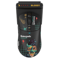 双飞燕(A4TECH)R72 Pro Duo 大手无线USB游戏鼠标 野蛮部落充电CSGO轻量化 血手幽灵PAW3395电竞鼠标 逆行者黑 逆行者-黑