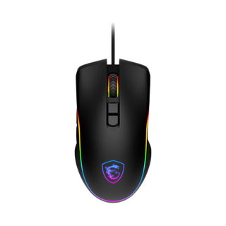  MSI/微星 RGB龙魂logo灯 电竞鼠标  黑色