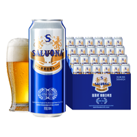 薩羅娜 萨罗娜（SALUONA）精酿啤酒 10度小麦白啤 浓郁麦香 500ml*24听整箱 微醺送礼聚会