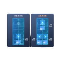 MELING 美菱 BCD-502WPU9CX 风冷十字对开门冰箱 502L 熔岩灰