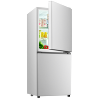 AUX 奥克斯 BCD-146AD 直冷双门冰箱 146L 拉丝银