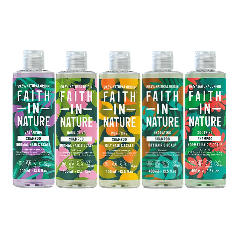 FaithInNature信仰自然洗发水保湿护发控油清洁修护滋润蓬松