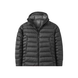 Rab Electron Pro秋冬男士800蓬轻量保暖鹅绒连帽羽绒服 QDB-81 黑色 M