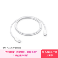 苹果 Apple 60W USB-C 充电线 (1 米) iPhone 15 系列 iPad 快速充电 数据线