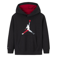 JORDANJordan耐克AJ童装儿童连帽卫衣男童秋季新款卫衣 Nike飞人标上衣 正黑色