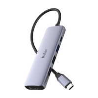 Netac/朗科 4k转接 Type-C扩展坞 USB-C分线器 HDMI转换器 PD快充转接头
