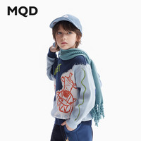 马骑顿（MQD）男童圆领针织衫24秋新款儿童毛衣宝宝上衣