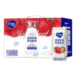 蒙牛 纯甄香甜草莓风味酸奶 200g*10包