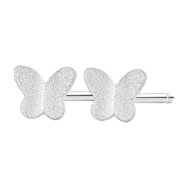  臻汇银纯银耳钉足银999简约防过敏养耳睡觉免摘小清新