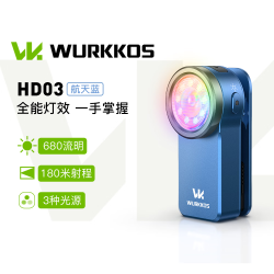 Wurkkos HD03强光手电户外迷你RGB手电筒