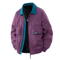 高尔普 GOLDPOOL 男式夹克春秋季潮流百搭休闲舒适翻领外套男