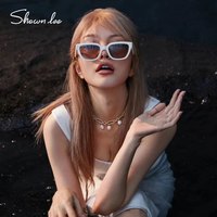 Shawn lee Shawnlee吴宣仪同款多巴胺防晒防紫外线粉色墨镜女太阳镜遮阳眼镜
