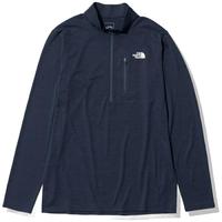 THE NORTH FACE 男士长袖 Flash Dry 3D 拉链运动衫NT122 城市海军蓝、アーバンネイビー
