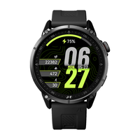 北斗 手表syntime5户外运动多功能跑步支付睡眠腕表定位心率表 syntime5  黑色