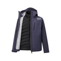 HELLY HANSEN/HH 25冬新户外防水防风保暖可拆卸三合一冲锋衣羽绒 瀚墨蓝