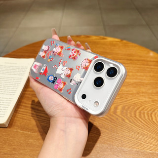  斯幻柯 ins风简约原创卡通款 iPhone17手机壳  镭射款 PC+TPU