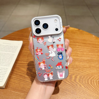  斯幻柯 ins风简约原创卡通款 iPhone17手机壳  镭射款 PC+TPU