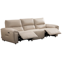 芝华仕 头等舱真皮沙发美拉德复古电动功能直排零靠墙客厅30269白三