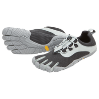 Vibram五指鞋春夏轻便透气赤足跑步运动五趾鞋VRUN Retro 灰红色（男款） 45