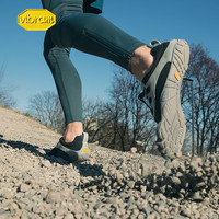 Vibram五指鞋春夏轻便透气赤足跑步运动五趾鞋VRUN Retro 灰红色（男款） 36