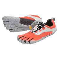 Vibram五指鞋春夏轻便透气赤足跑步运动五趾鞋VRUN Retro 灰红色（女款） 35
