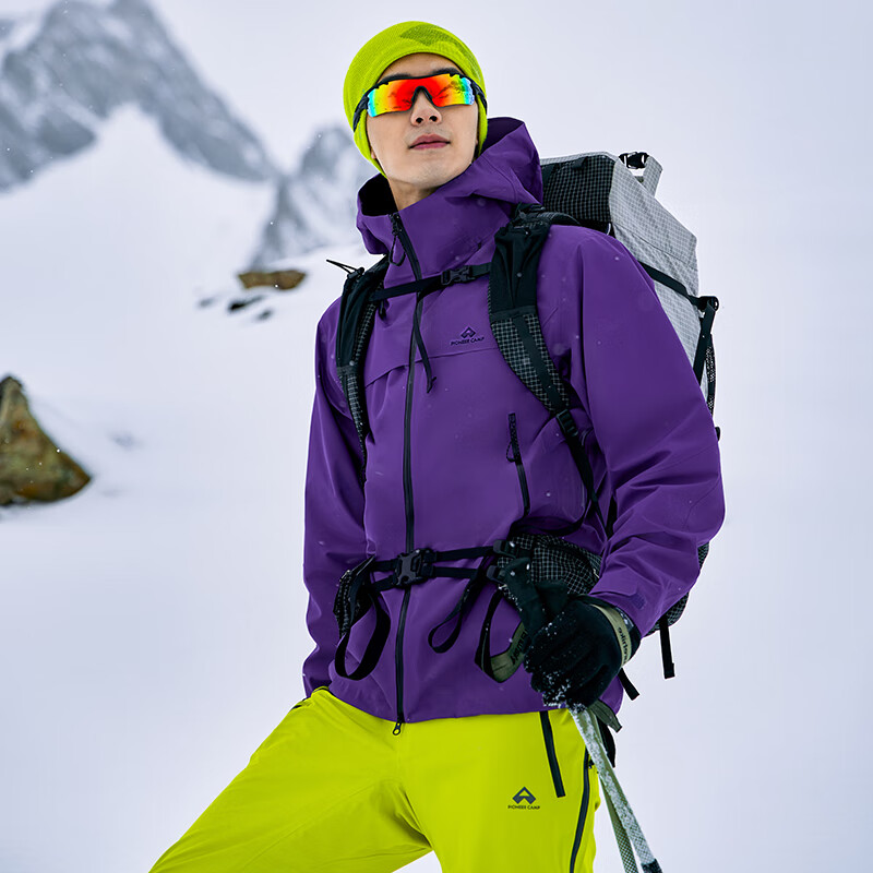 拓路者林更新同款朱雀PRO冲锋衣男户外防水防风外套透气登山服夹克男款