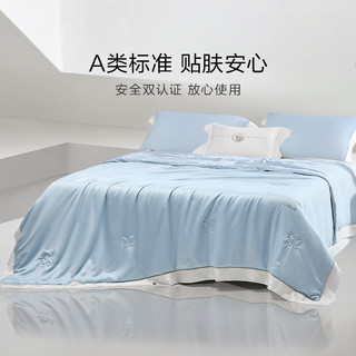 罗莱生活 LUOLAI罗莱家纺天丝100%桑蚕丝夏凉被子单双人可机洗空调被芯2025