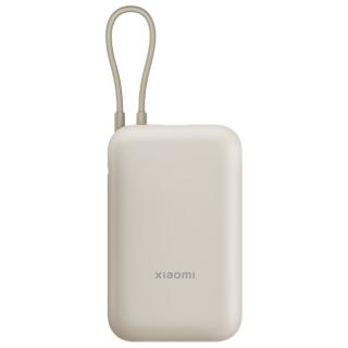 小米 自带线充电宝 22.5W快充 浅咖色 10000mAh 移动电源