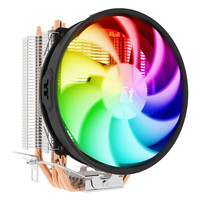 Thermaltake Tt)枭龙S400 CPU风冷散热器风扇(4热管/幻彩/4针PWM智能温控/多平台/支持AM4/附带硅脂)