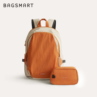 bagsmart大容量双肩包男通勤轻行背包女旅行包运动书包出差电脑包