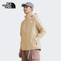 THE NORTH FACE 冲锋衣男户外防风硬壳单层夹克4UDN 卡其色/LK5 M
