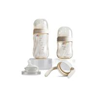  BeBeBus 铂晶钻光 新生儿奶瓶  奶瓶160ml(0-1个月)+奶瓶300ml(3-6个月)+奶嘴(1-3个月)+把手 7个月 160ml