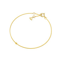 隐 「易」系列 100B2 简约18K黄金手链 17cm